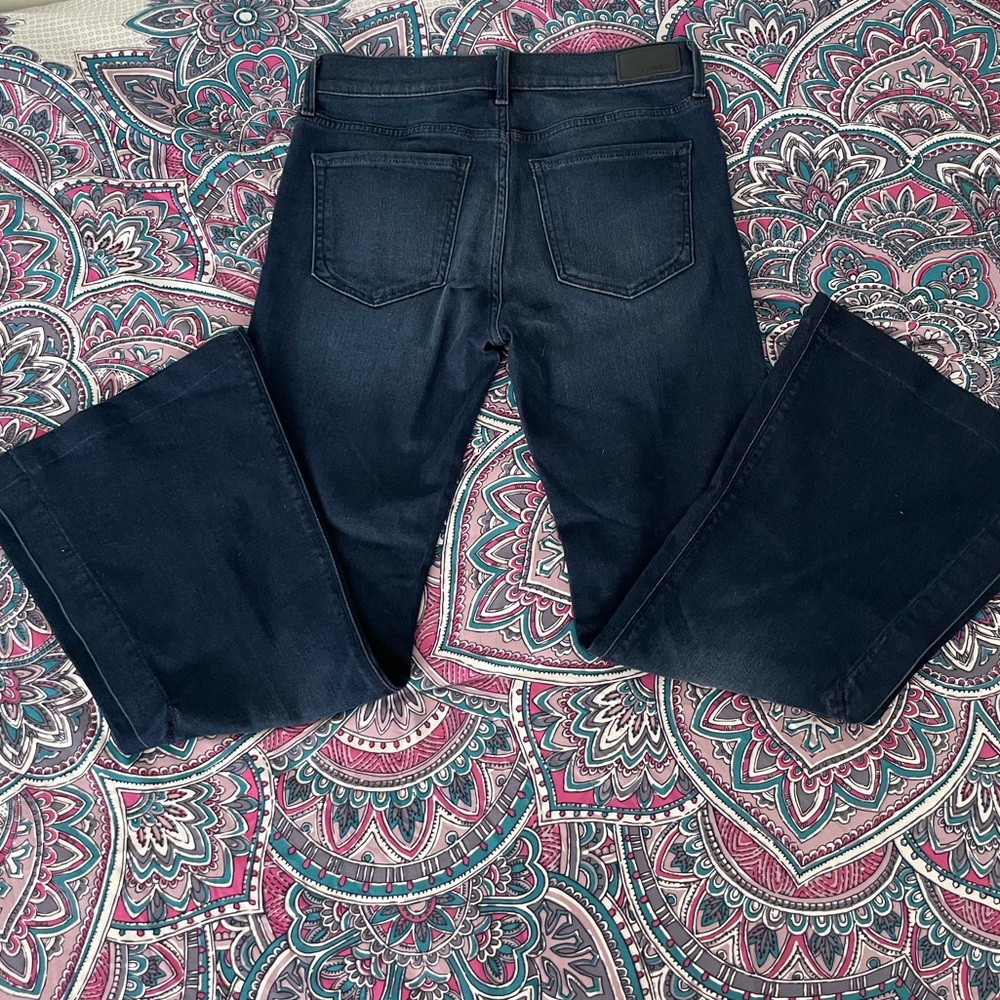 Express bell flare split hem jeans - Picture 4 of 10